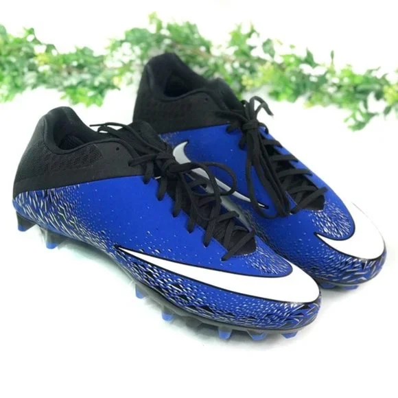 Nike Men’s Blue White Vapor Speed Football Cleats Brand New Size 15 Men Nike Vapor Edge Speed 360 2 Football Cleats White/Blue  main image 3